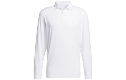 Мужская футболка adidas LONG SLEEVE POLO SHIRT белая