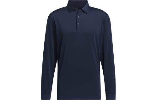 Мужская футболка adidas LONG SLEEVE POLO SHIRT синяя