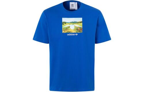 Мужская футболка adidas DAY GRAPHIC TEE синяя