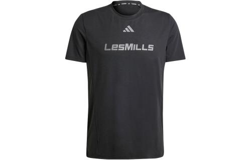 Мужская футболка adidas LES MILLS GRAPHIC TEE черная