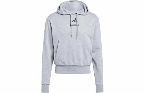 Мужское худи adidas LES MILLS GRAPHIC HOODIE серое