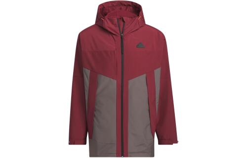 Мужская куртка adidas CITY ESCAPE BLOCKING JACKET бордовая