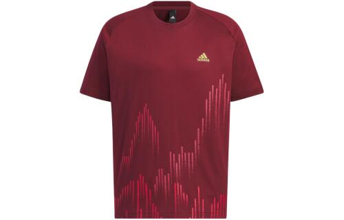 Мужская футболка adidas TEE бордовая