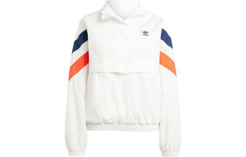 Женская куртка adidas 1/2 ZIP WINDBREAKER белая