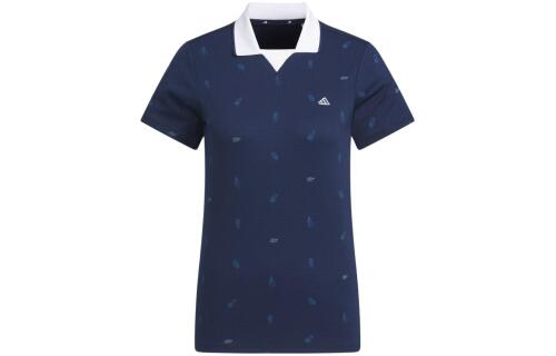 Женская футболка adidas AEROREADY PLAYGREEN MONOGRAM синяя