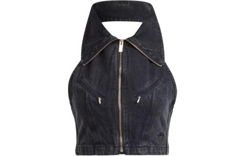 Женский жилет adidas FASHION MONTREAL CROPPED VEST черный