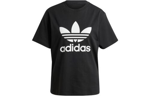 Женская футболка adidas ADICOLOR TREFOIL REGULAR TEE черная