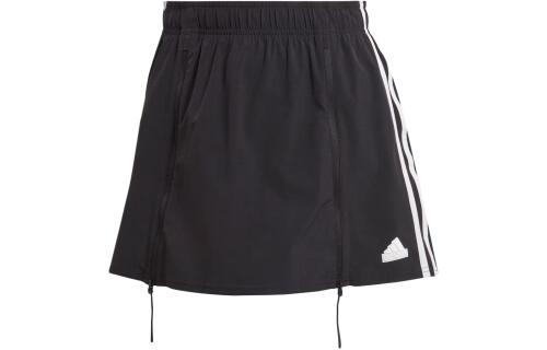 Женская юбка adidas DANCE ALL-GENDER WOVEN SKORT черно-белая