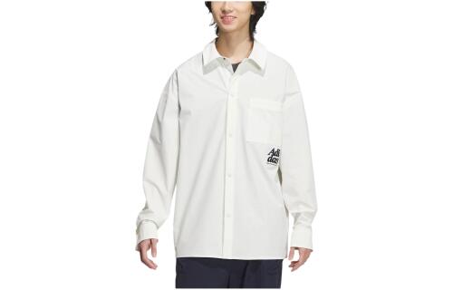 Мужская рубашка adidas SMALL LOGO SHIRT белая
