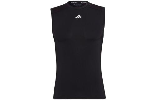 Мужская футболка adidas Techfit Training Sleeveless Tee (Черная)