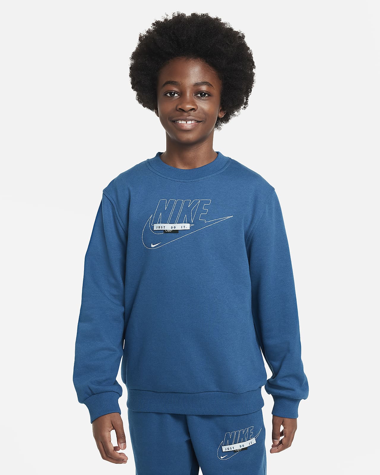 Детский свитшот Nike Sportswear Club синий