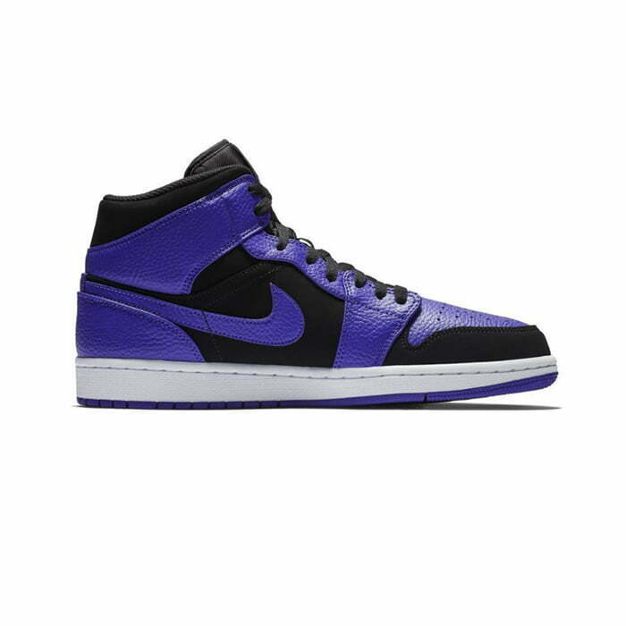 Кроссовки Nike Air Jordan 1 Mid Black Dark Concord