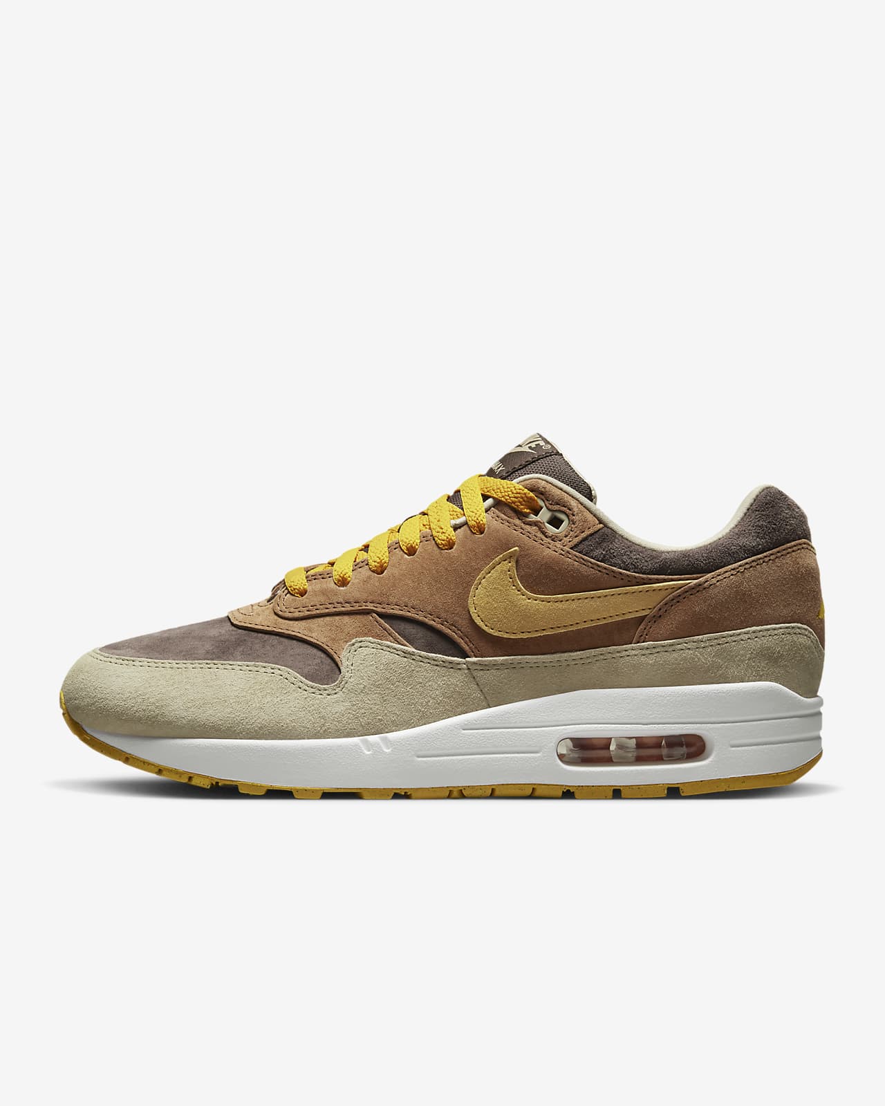 Мужские кроссовки Nike Air Max 1 PRM серые