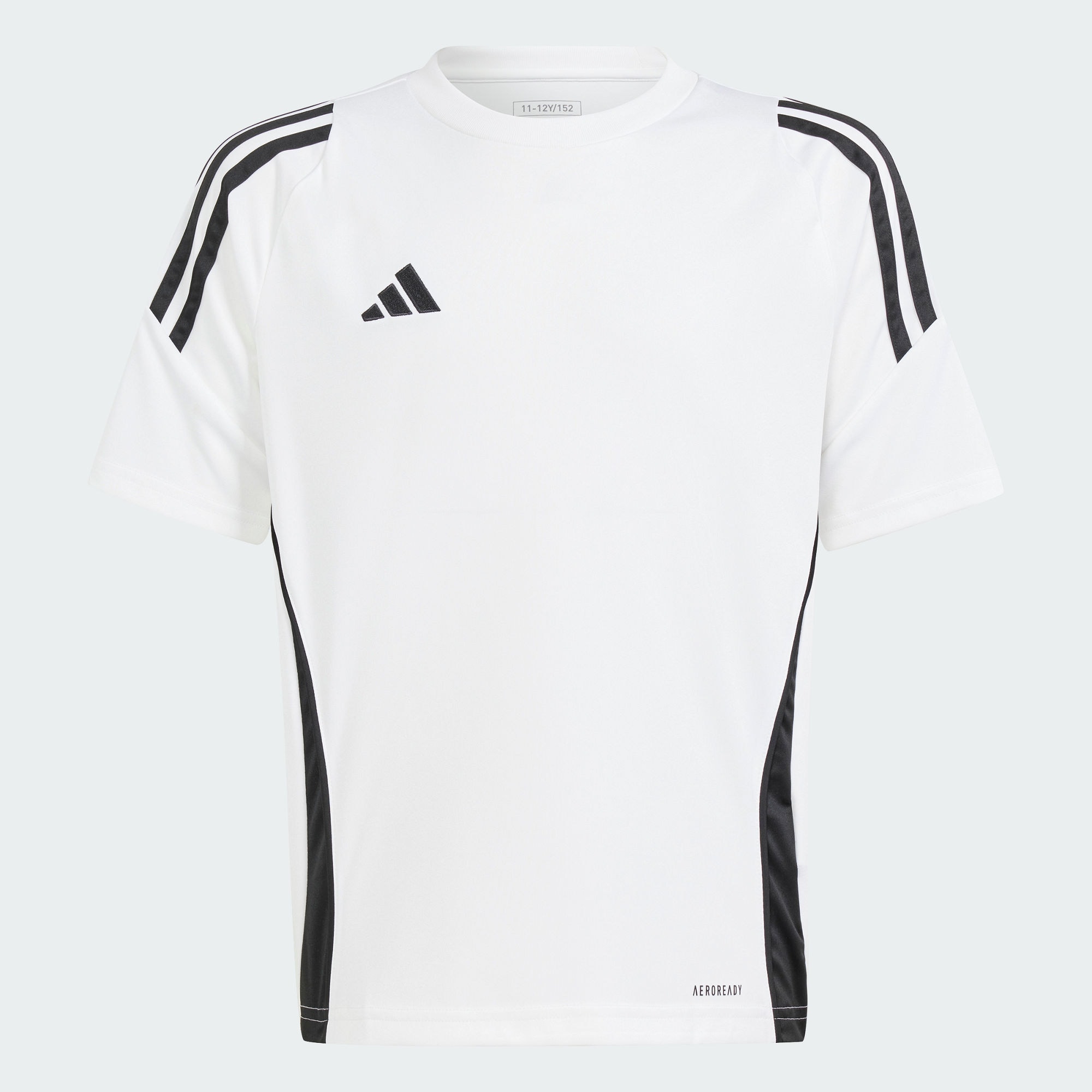 Детская футболка adidas TIRO 24 JERSEY черно-белая