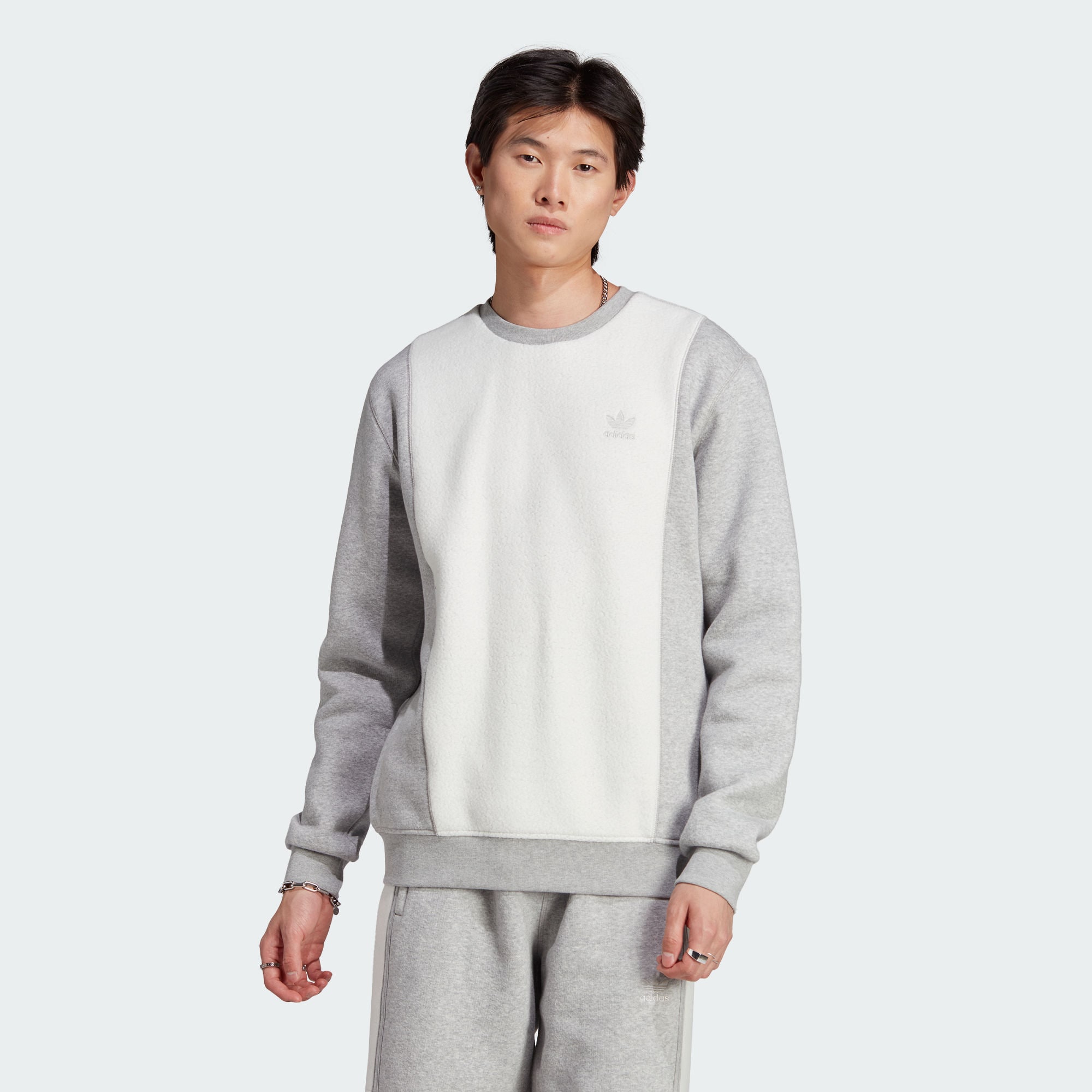 Мужской свитшот adidas ESSENTIALS+ CREW SWEATSHIRT