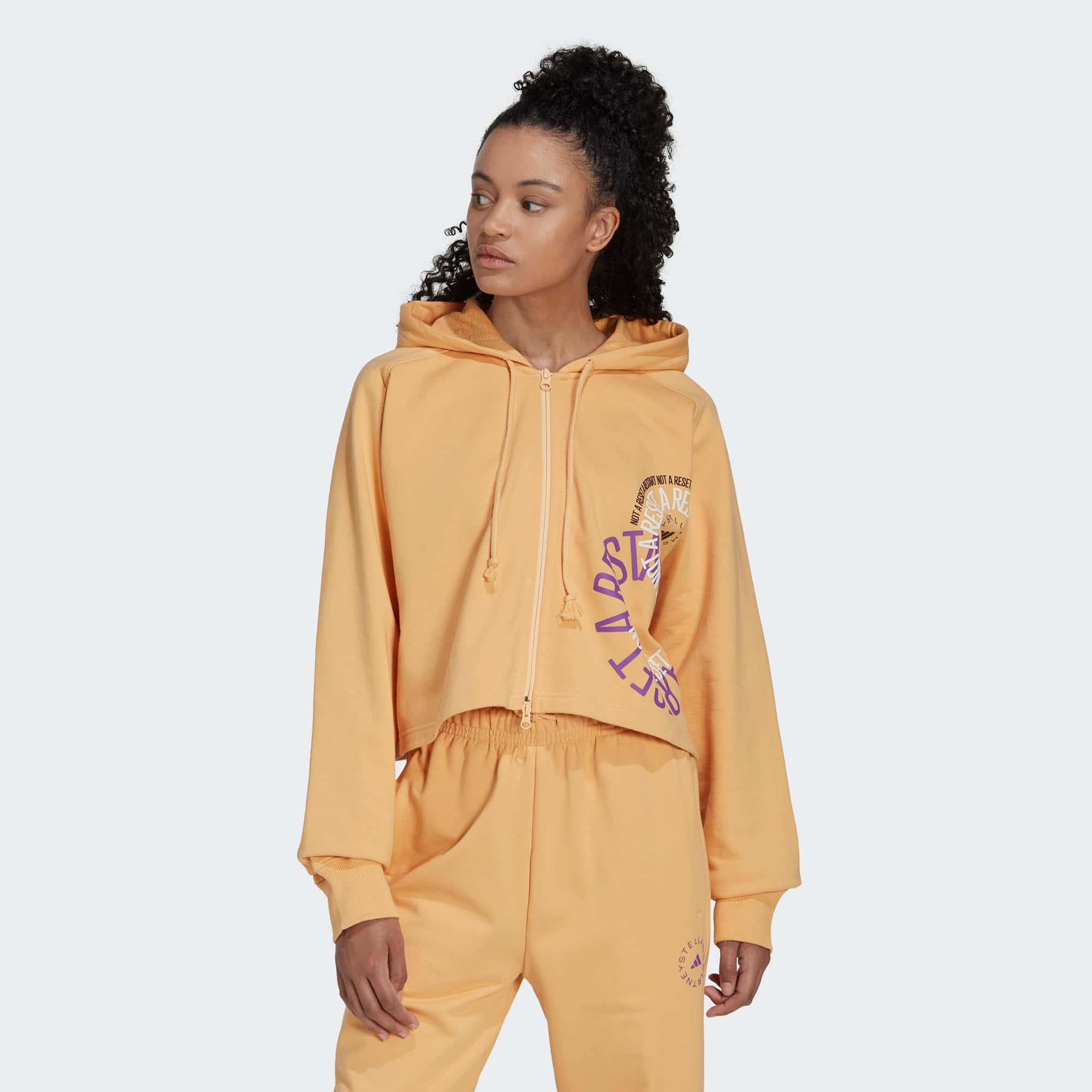 Женское худи adidas CROPPED HOODIE