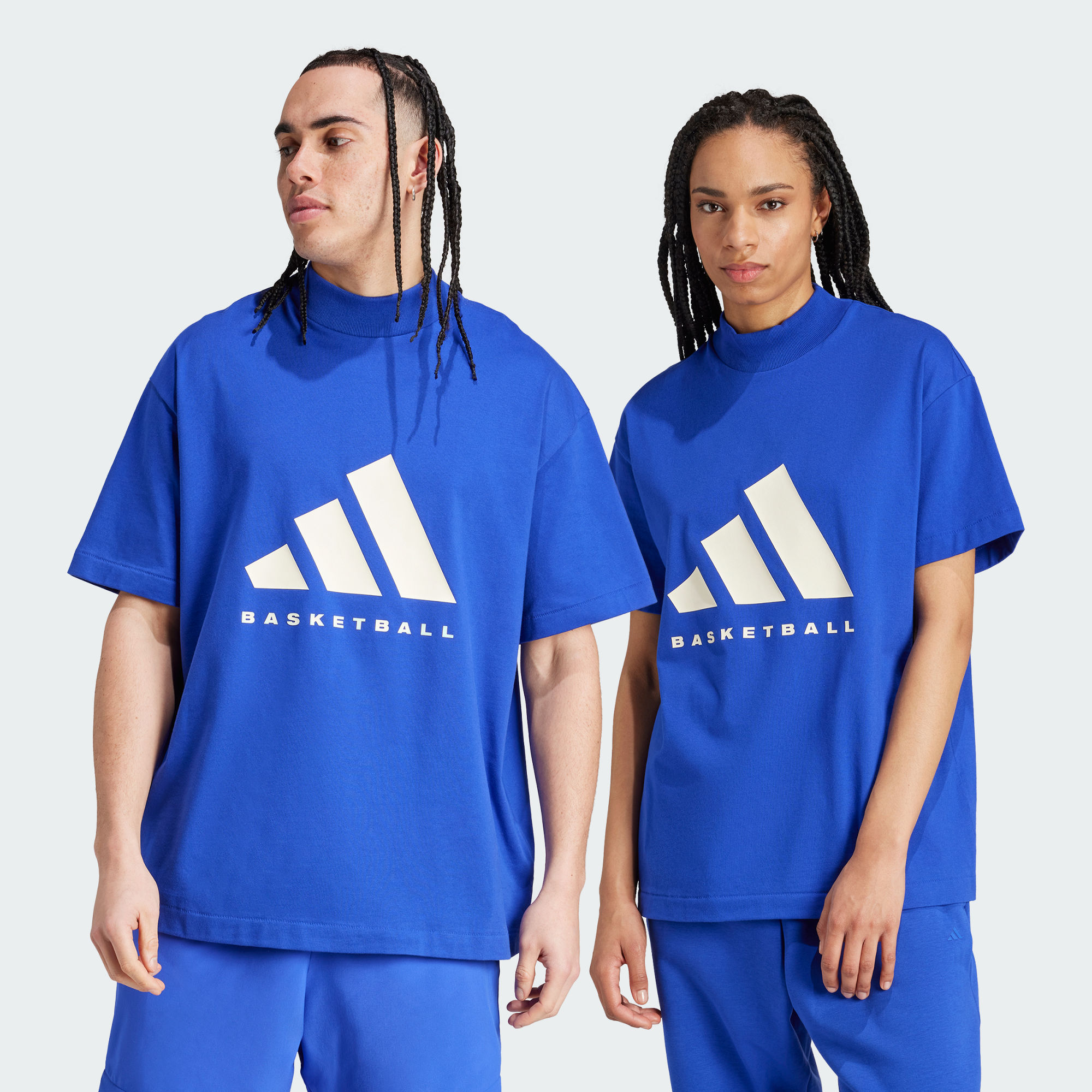 Футболка adidas THE 2024 COLLECTION CHAPTER 02 BASKETBALL TEE синяя