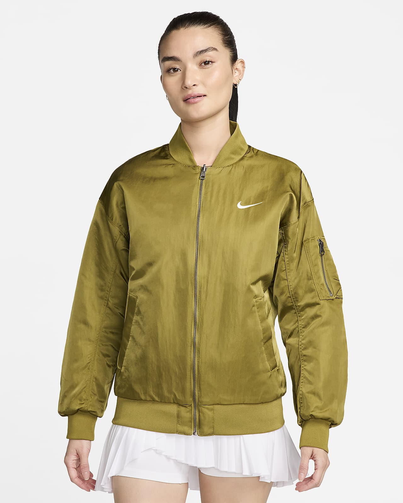 Женская куртка Nike Sportswear серая