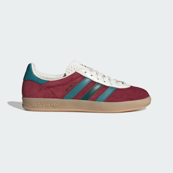 Мужские кроссовки adidas Gazelle Indoor Shoes (Бордовые)