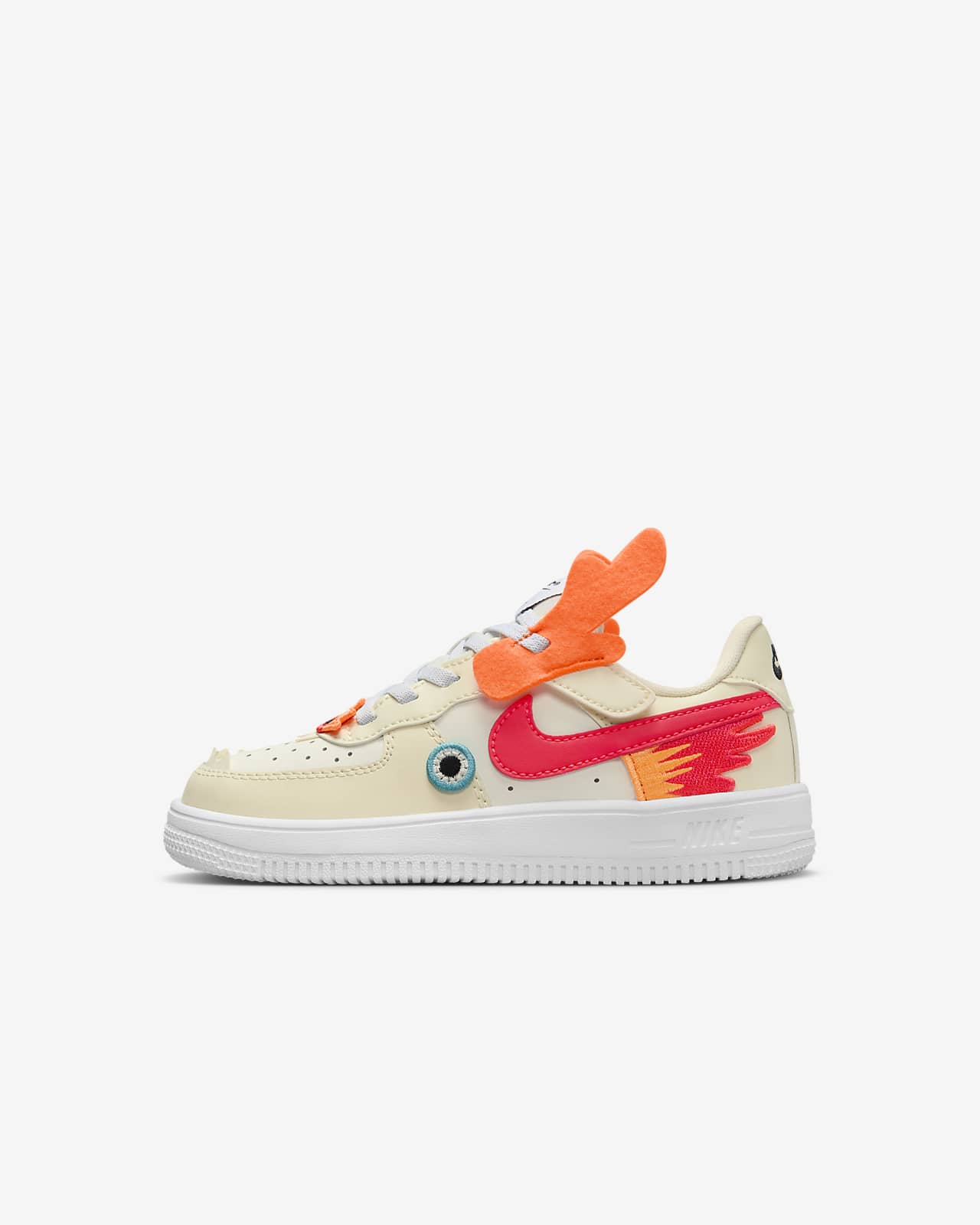 Детские кроссовки Nike Force 1 Low EasyOn LV8 1 (PS) бордовые