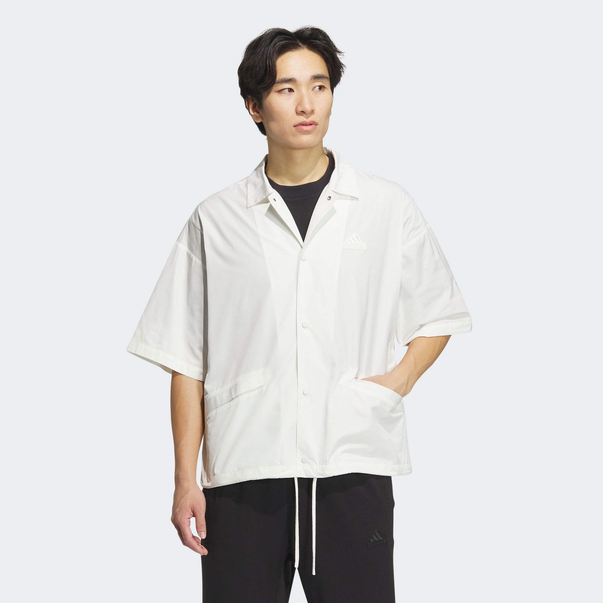 Мужская куртка adidas SHORT SLEEVE COACH JACKET IT3957