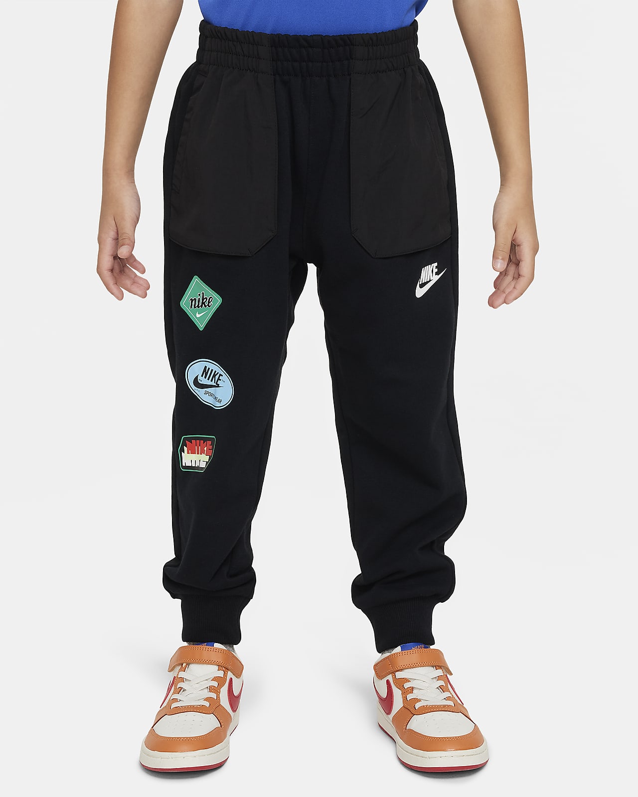 Детские брюки Nike Sportswear черные