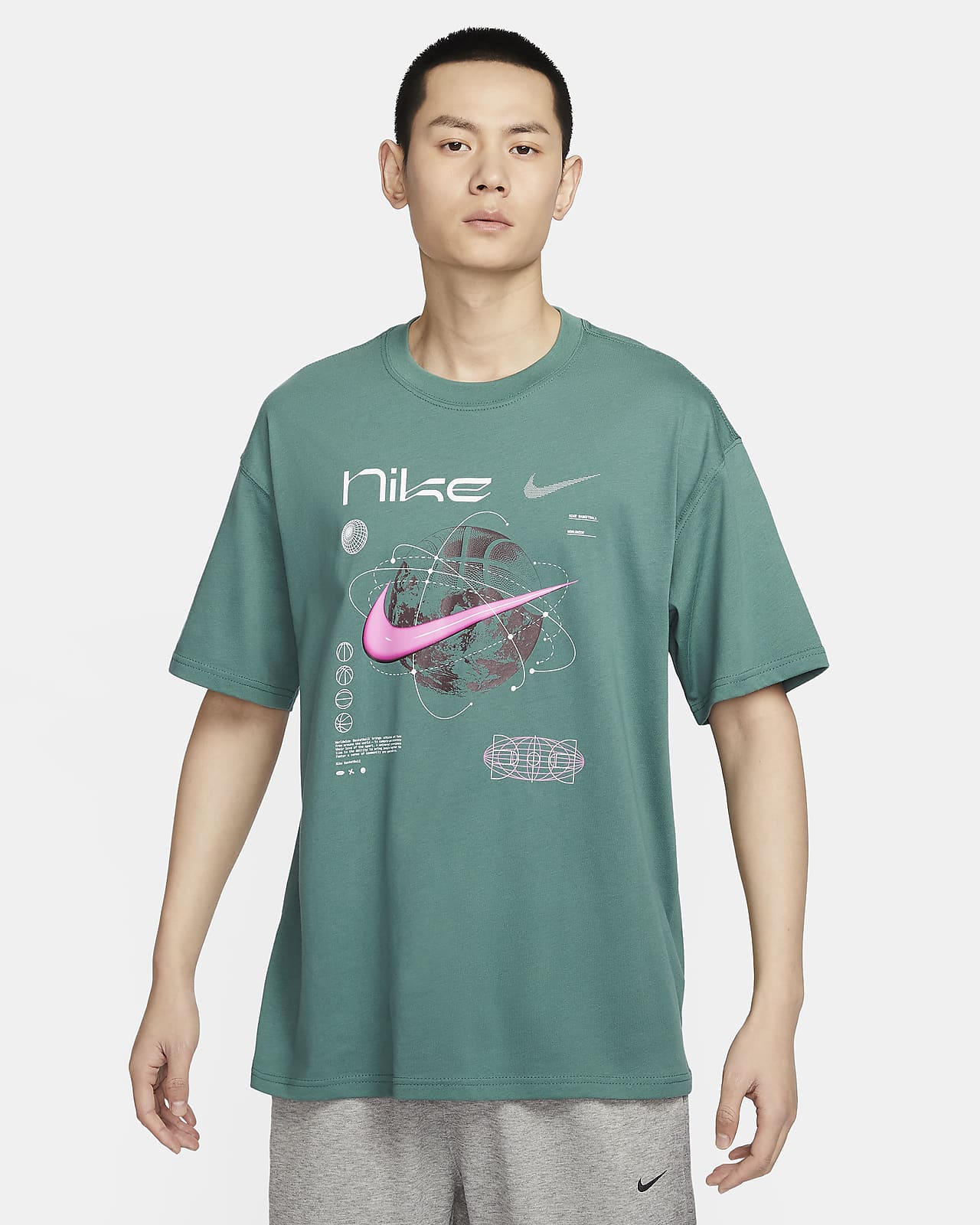 Мужская футболка Nike синяя