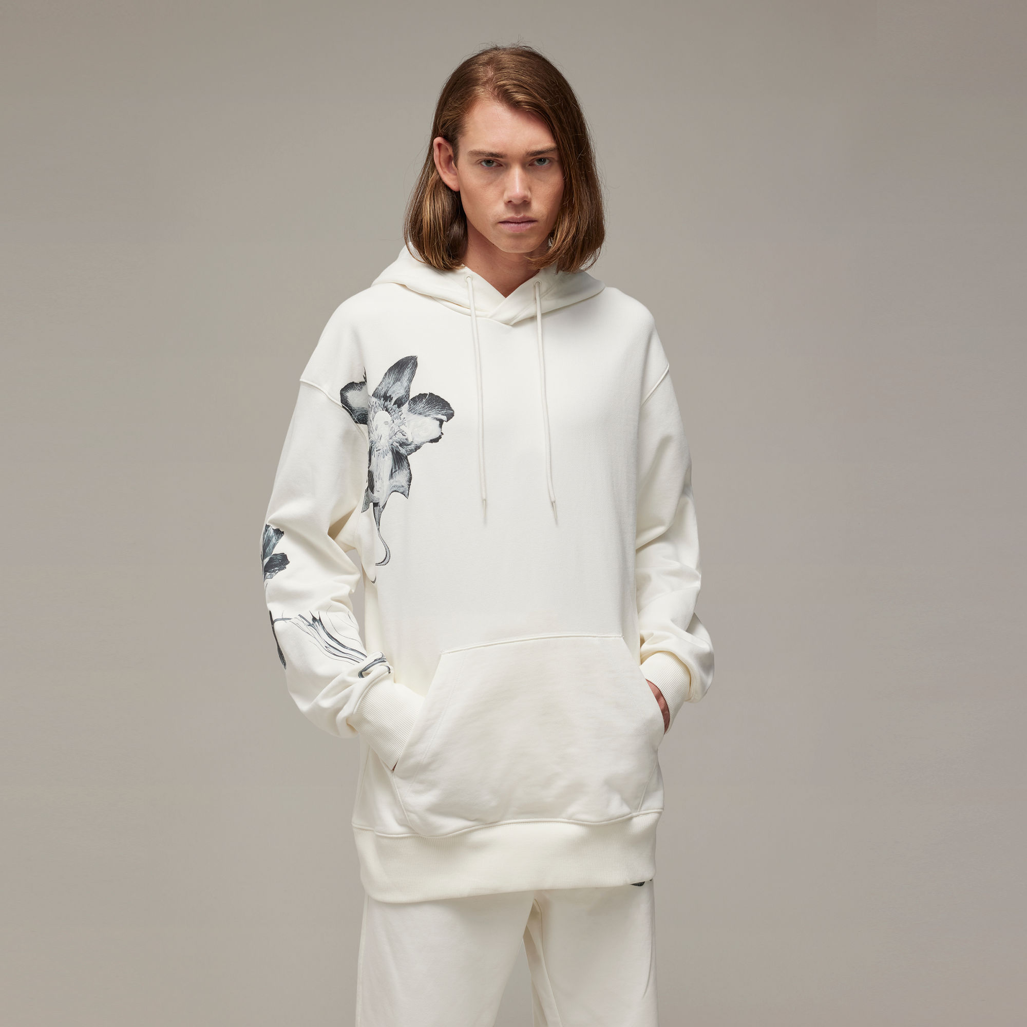 Мужское худи adidas GRAPHIC FRENCH TERRY HOODIE