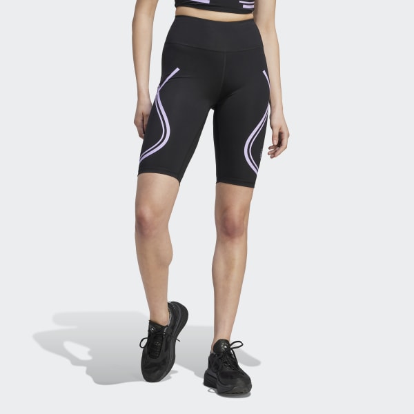 Женские леггинсы adidas by Stella McCartney TruePace Running Bike Leggings (Черные)