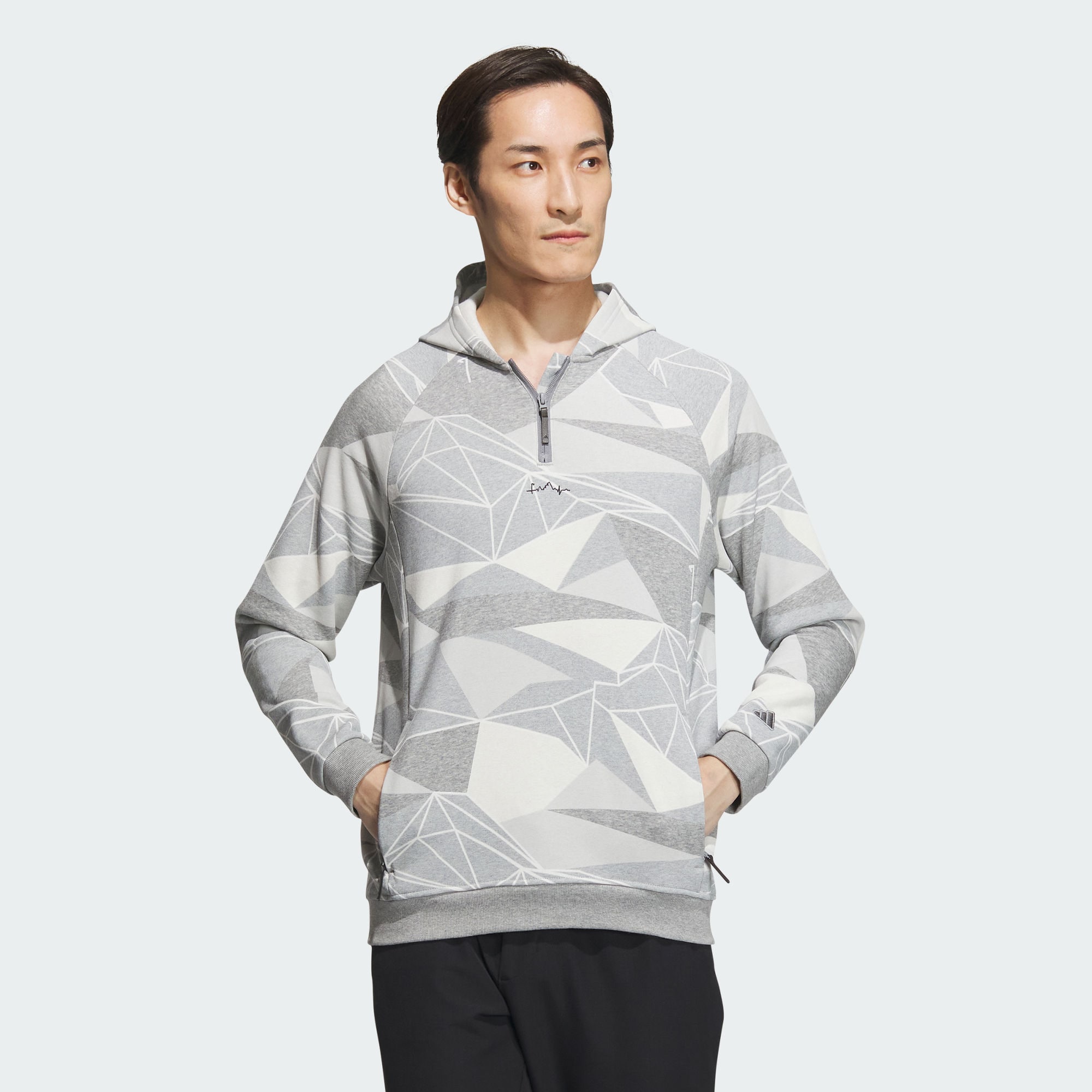 Мужское худи adidas GO-TO ALLOVER PRINT SWEATSHIRT