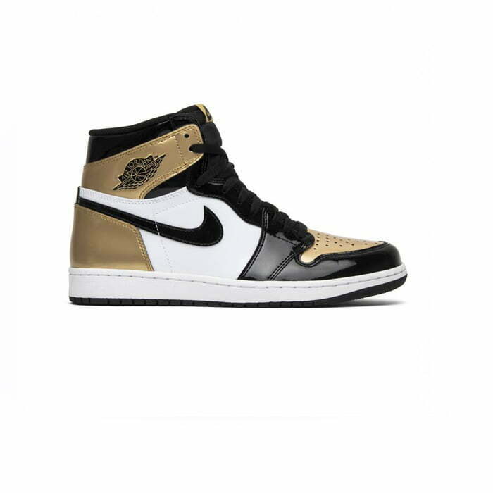 Кроссовки Nike Air Jordan 1 Retro High NRG Patent Gold Toe