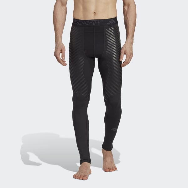 Мужские леггинсы adidas Techfit Control x RHEON&#x2122; Full-Length Leggings (Черные)