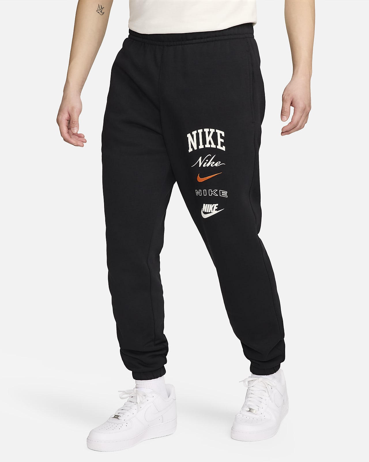 Мужские брюки Nike Club Fleece черные