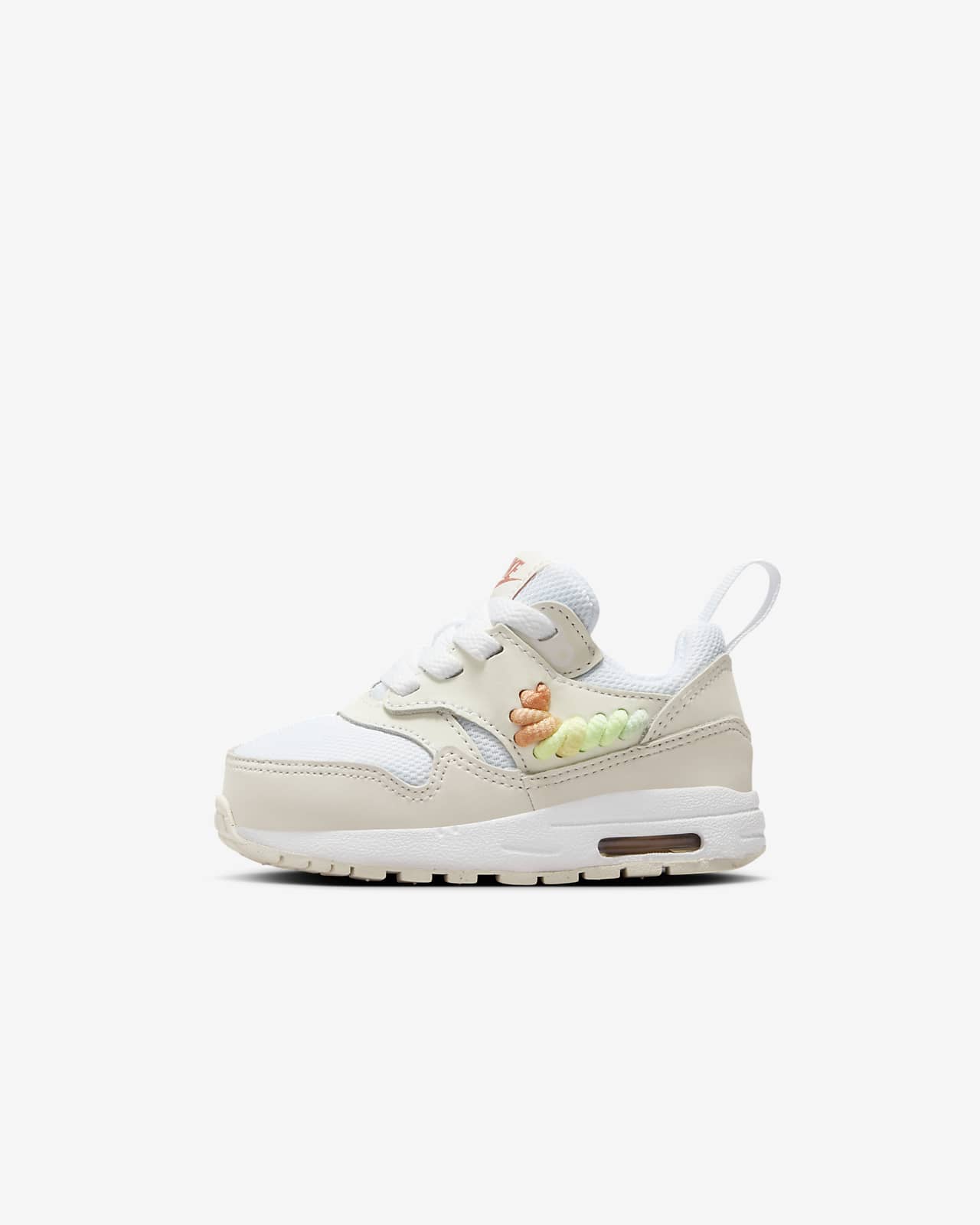 Детские кроссовки Nike Air Max 1 EasyOn SE (TD) белые