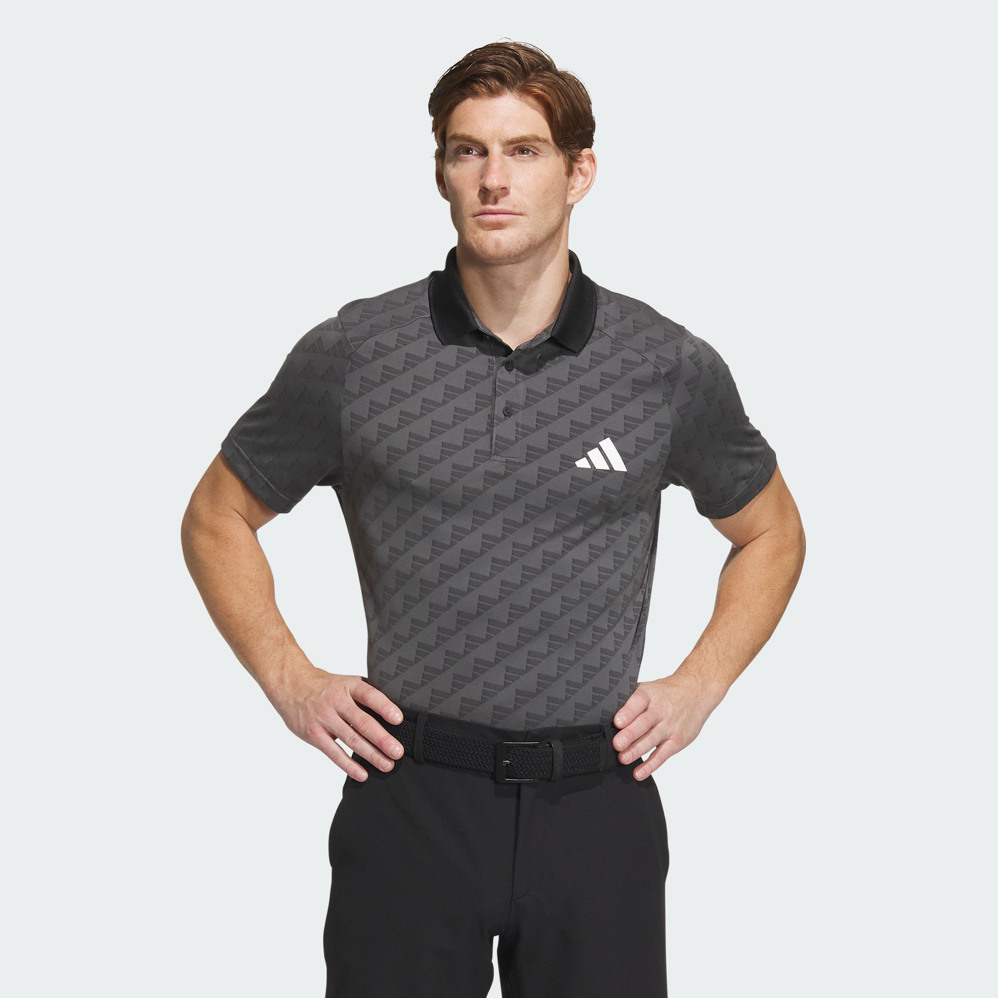 Мужская футболка adidas HEAT.RDY JACQUARD POLO SHIRT IN2796