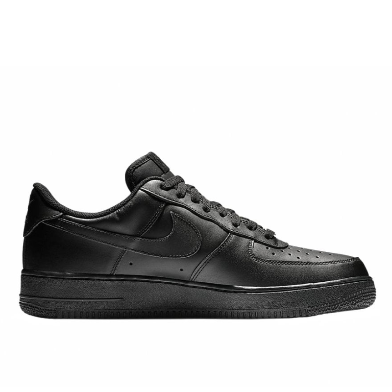 Кроссовки Nike Air Force 1 Low Black/Black ’07 черные