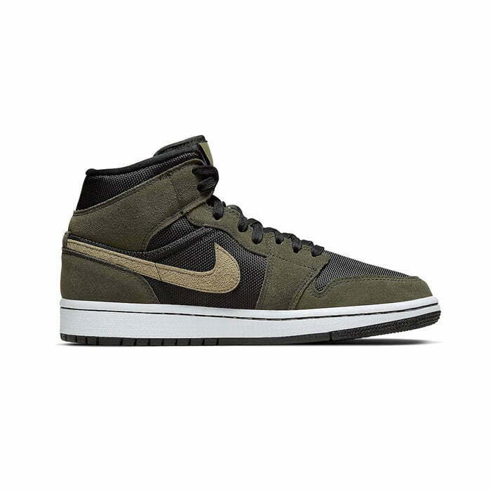 Кроссовки Nike Air Jordan 1 Mid Military Olive (W)