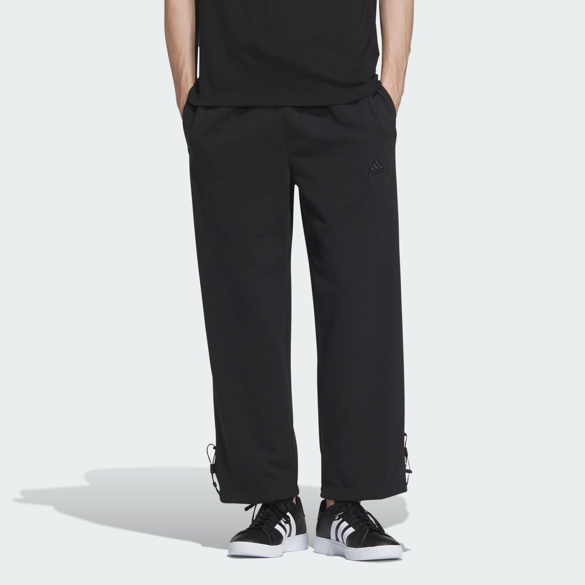 Мужские брюки adidas HEAVY FRENCH TERRY SWEAT PANTS черные