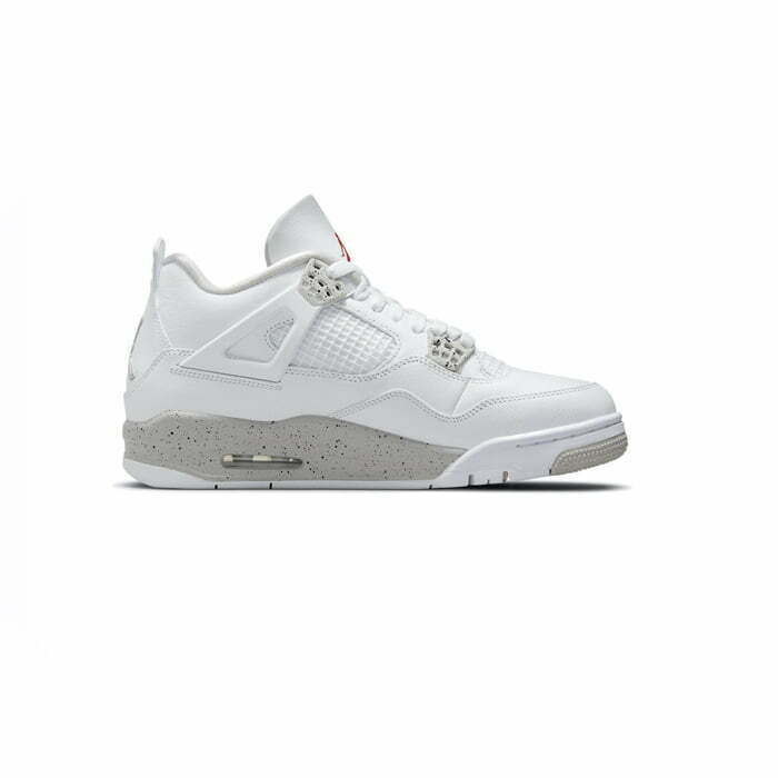 Кроссовки Nike Air Jordan 4 Retro White Oreo (Белые)