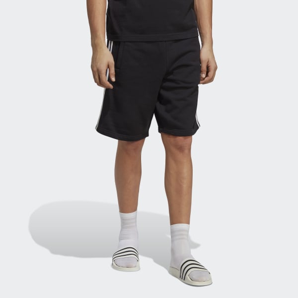 Мужские шорты adidas Adicolor Classics 3-Stripes Sweat Shorts (Черные)