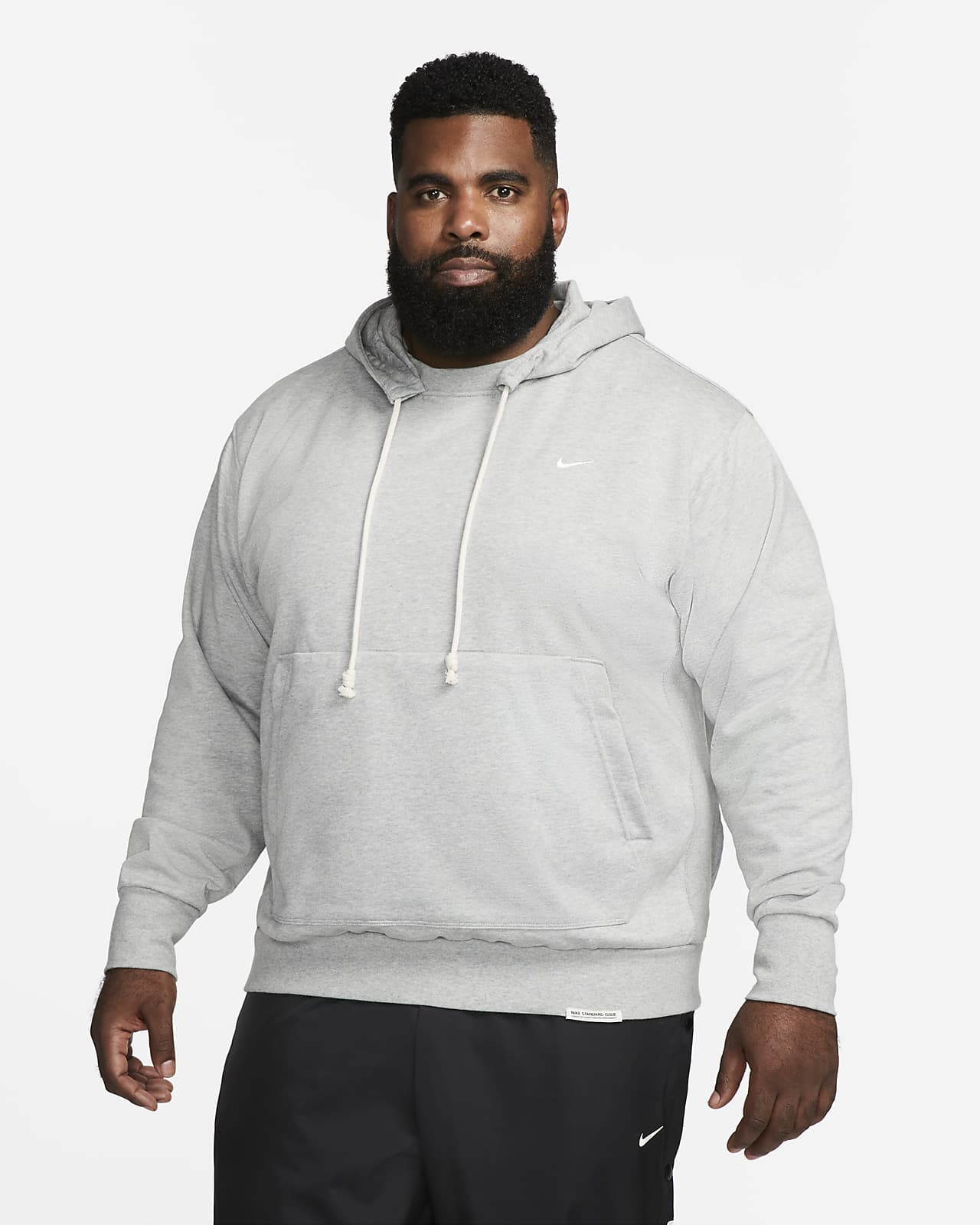 Мужская толстовка Nike Dri-FIT Standard Issue серая