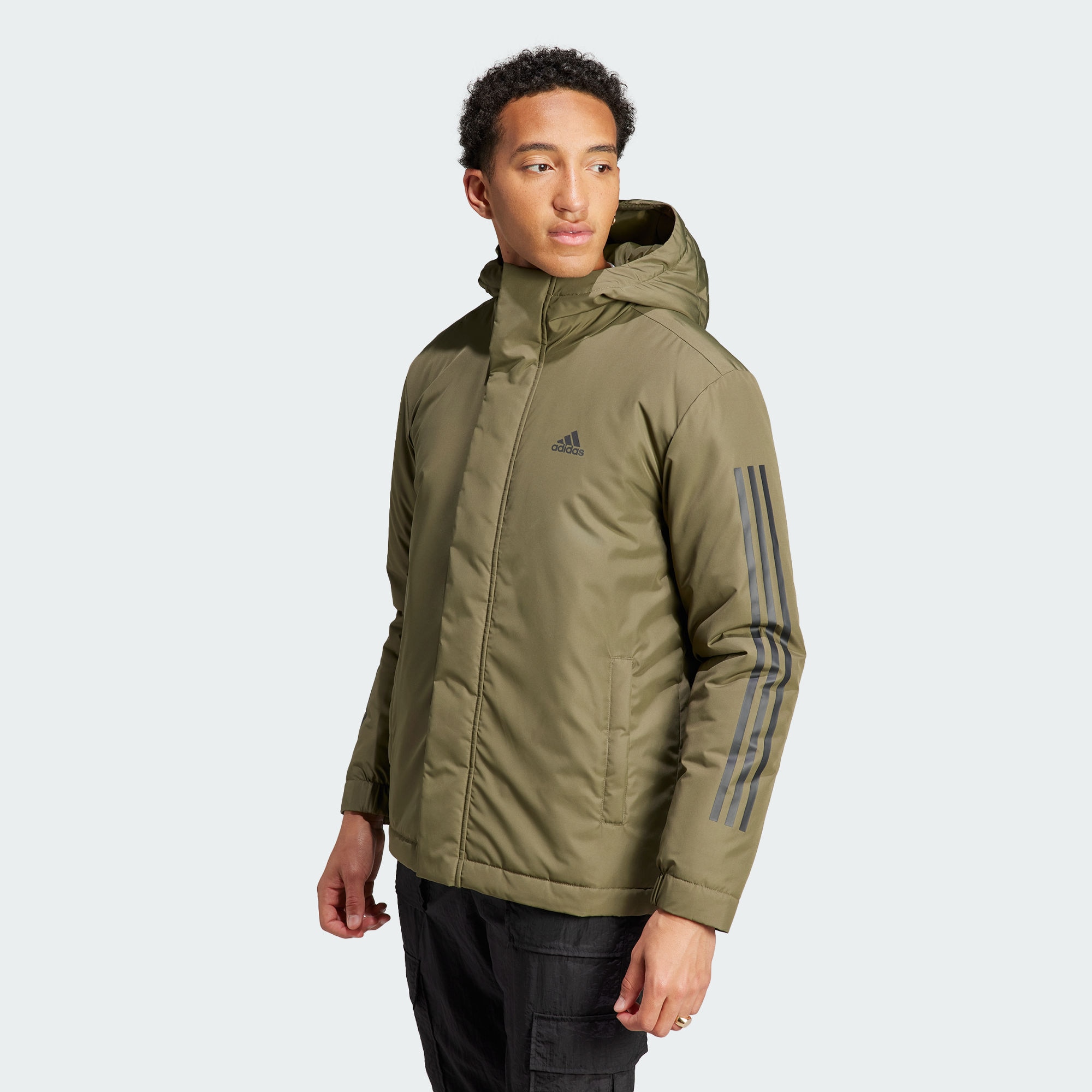 Мужская куртка adidas 3-STRIPES HOODED JACKET