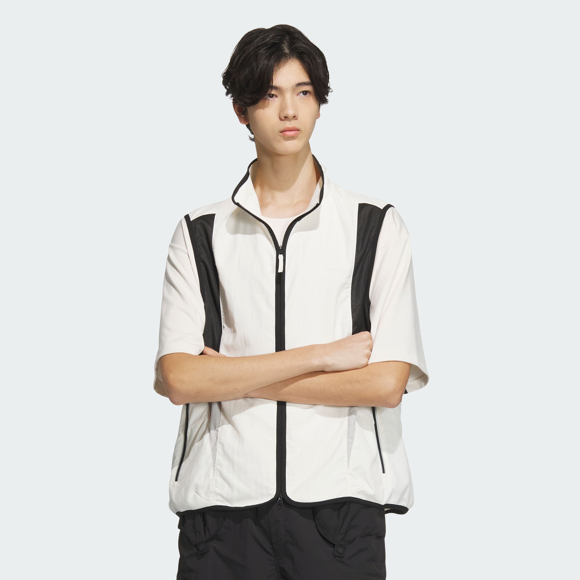 Мужской жилет adidas FUTURE STYLE WOVEN VEST розовый