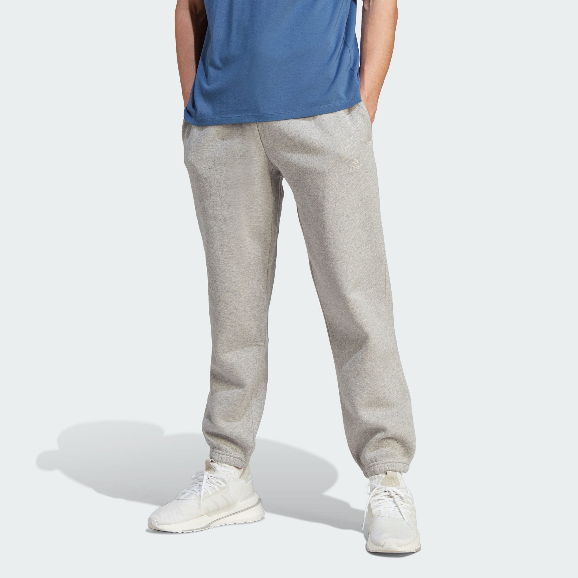 Мужские брюки adidas ALL SZN FLEECE PANTS серые