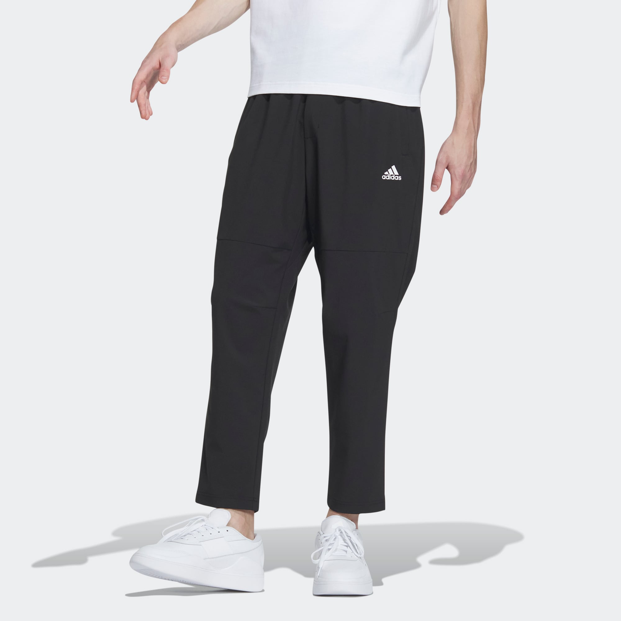 Мужские брюки adidas AEROREADY MUST-HAVE PANTS черно-белые