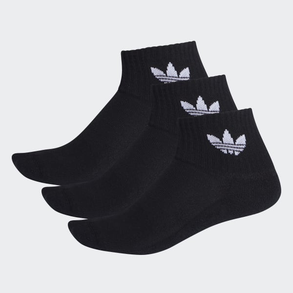 носки MID-CUT ANKLE SOCKS - 3 PAIRS ( Черные )