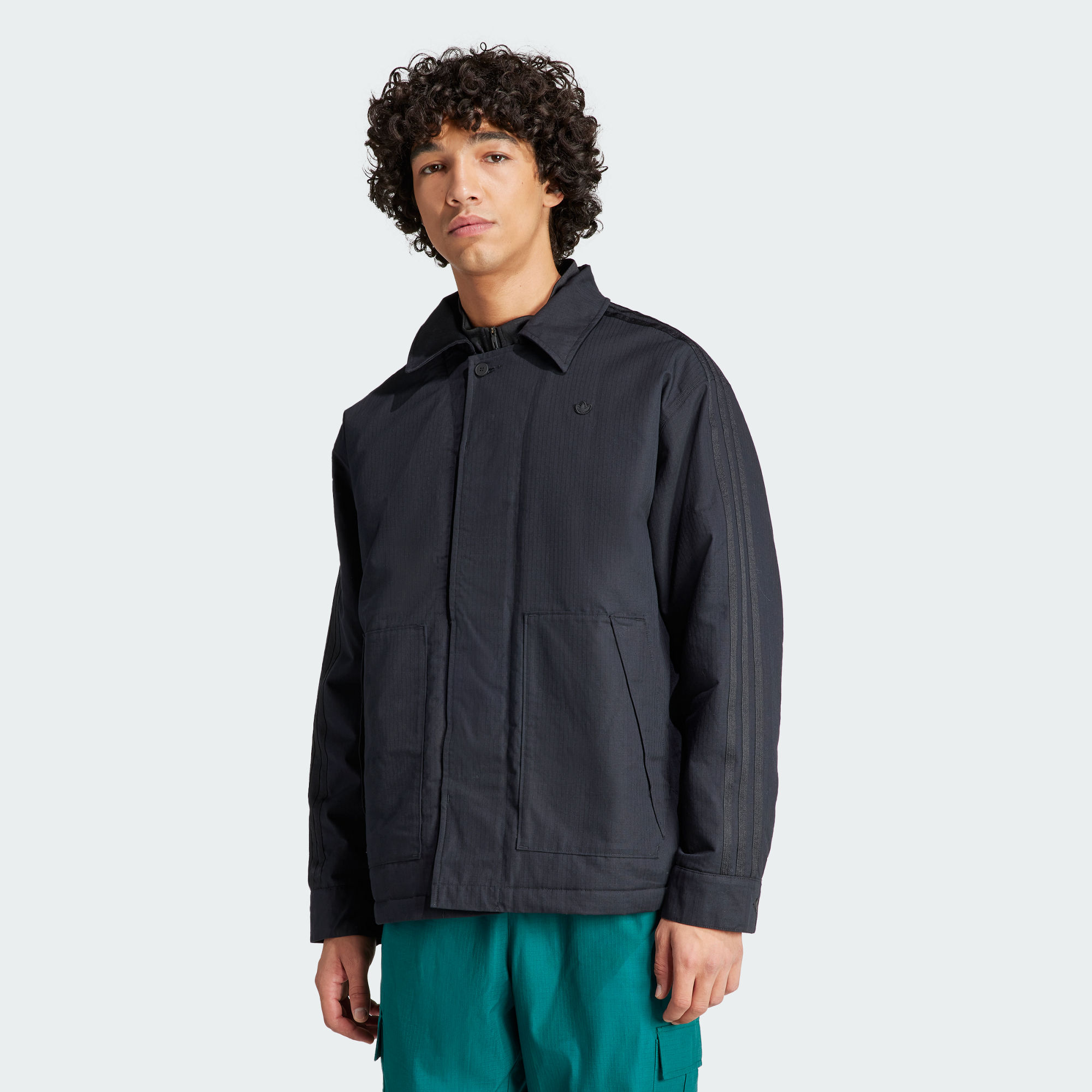 Мужская куртка adidas PREMIUM ESSENTIALS+ JACKET черная