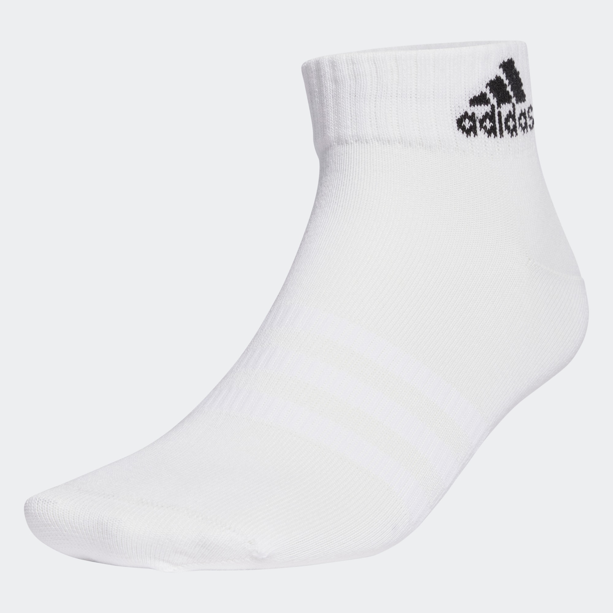 Носки  adidas THIN AND LIGHT ANKLE SOCKS черно-белые