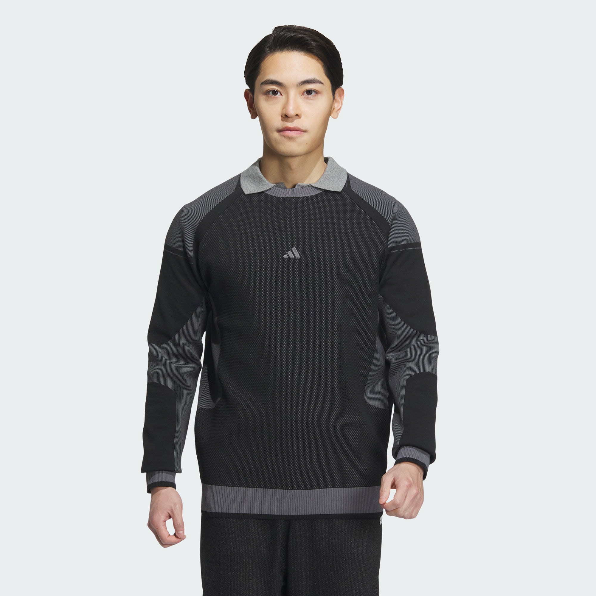 Мужской свитер adidas PRIMEKNIT PULLOVER SWEATER черный