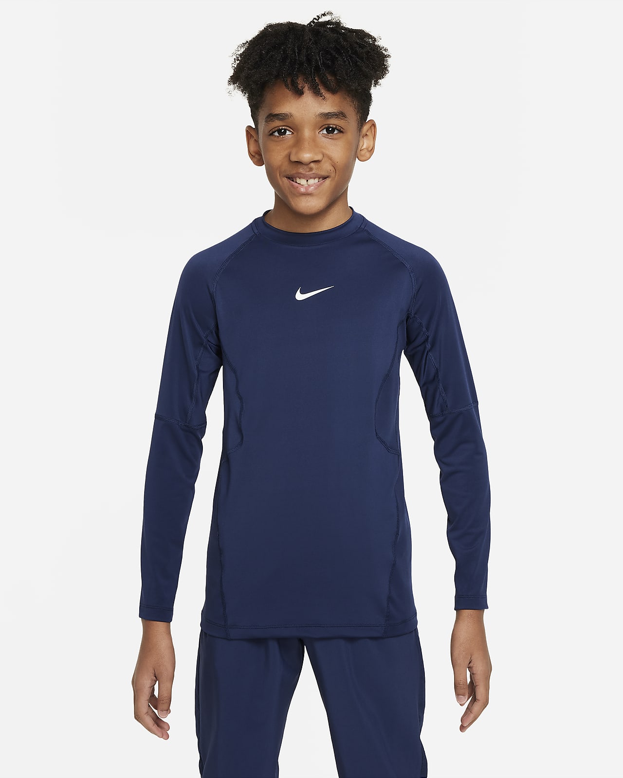 Детский топ Nike Pro белый